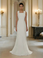 Vienna Sleeveless Minimalist Bridal Gown