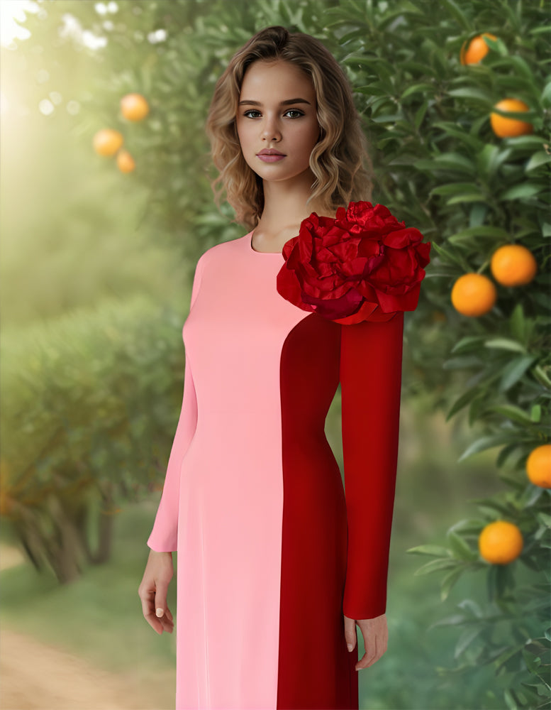 English Rose Modern Modest Dress