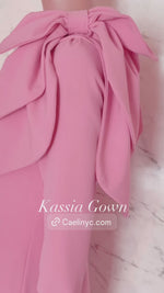 Kassia Gown with Square Neckline