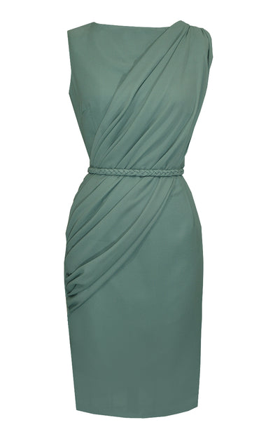 CaeliNYC Alexandria Draped cocktail dress - Many colors – Caeli Couture