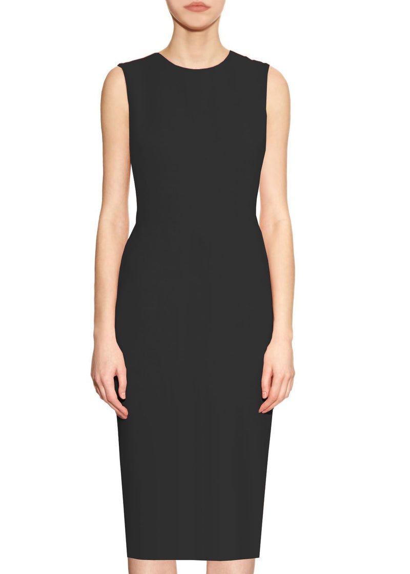 Krew Black Sheath Dress - High quality – CaeliNYC